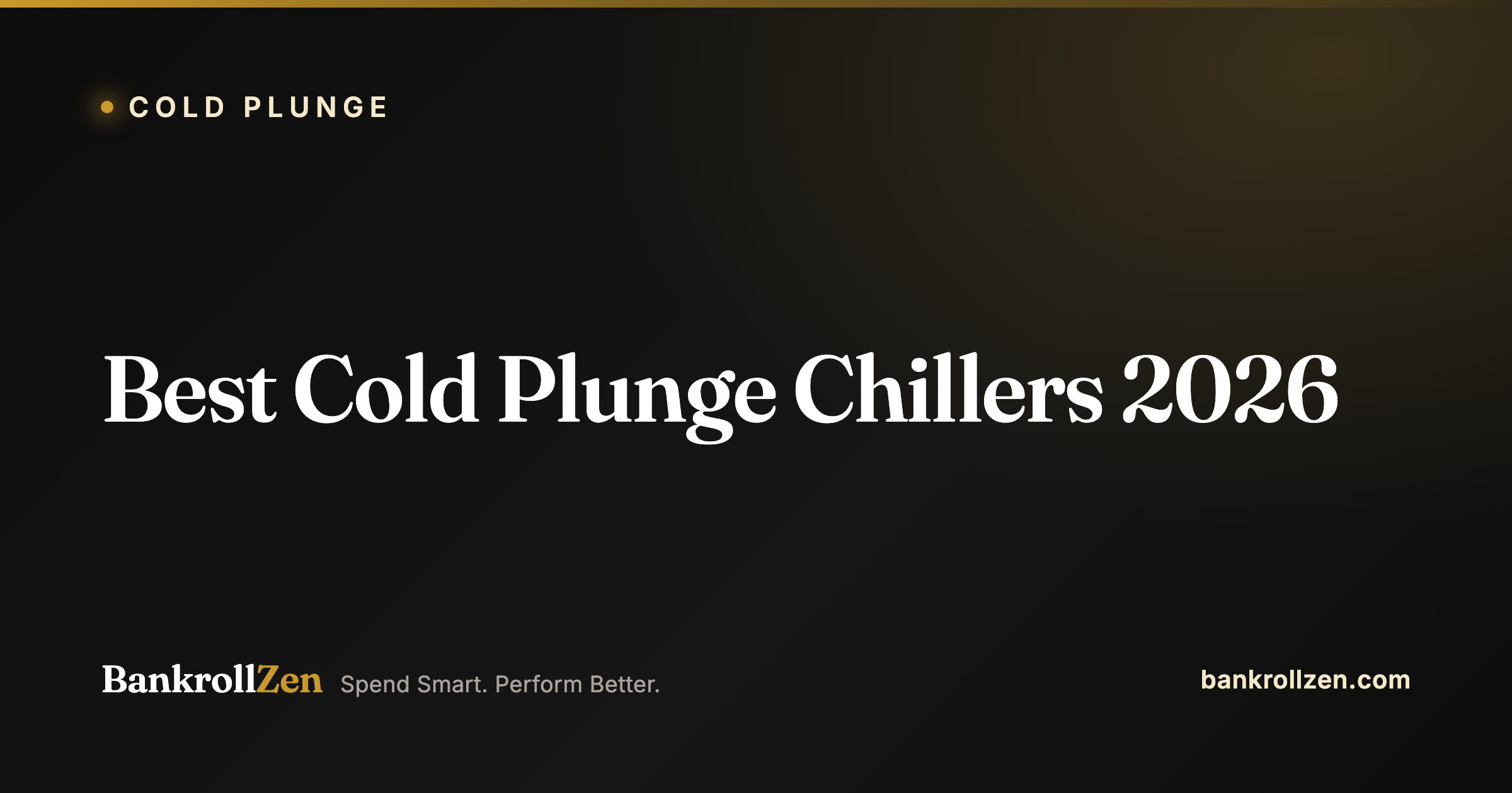 Best Cold Plunge Chillers 2026: Water Chillers for Ice Baths That Actually Work