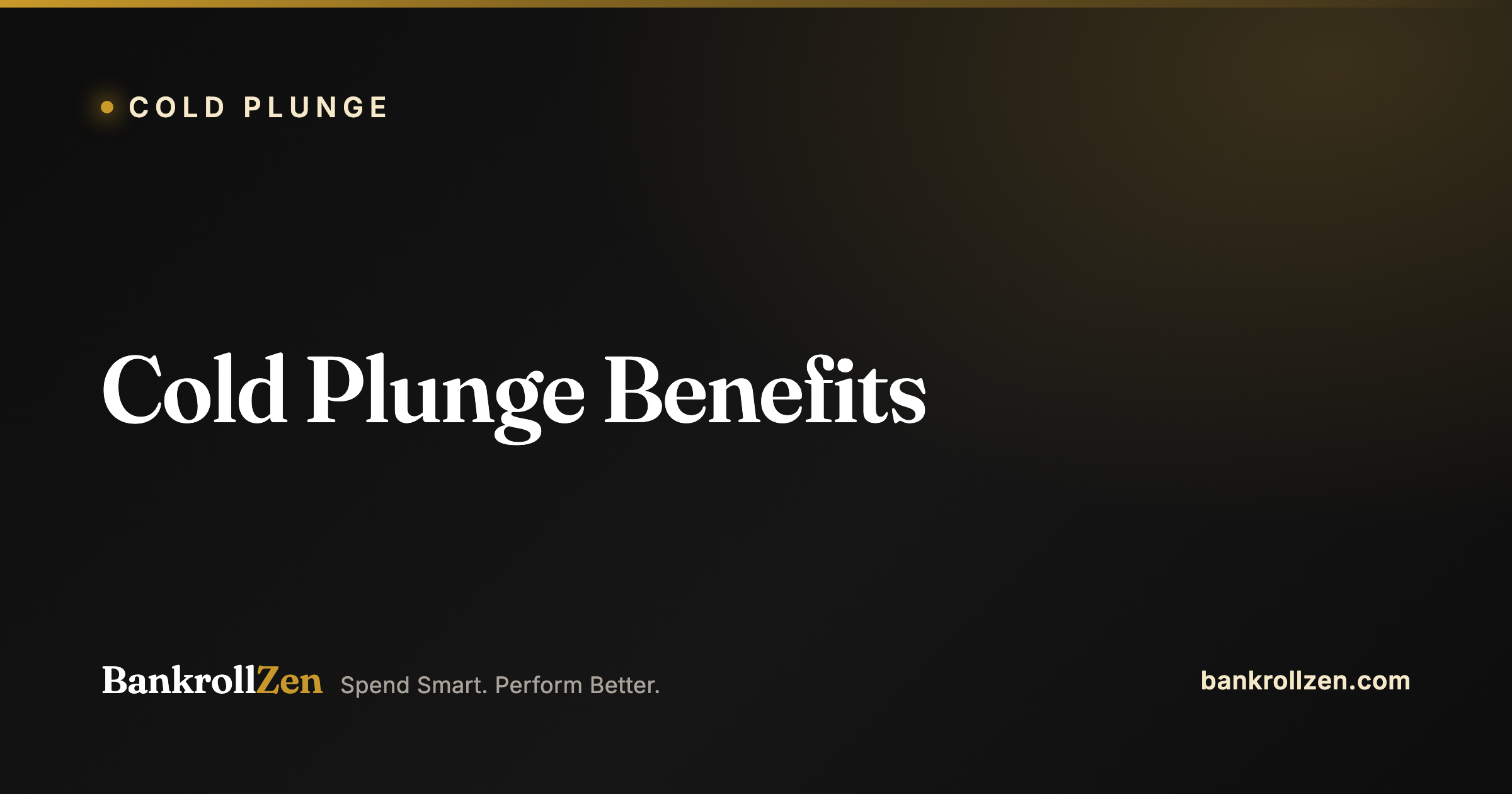 Cold Plunge Benefits: What the Science Actually Says