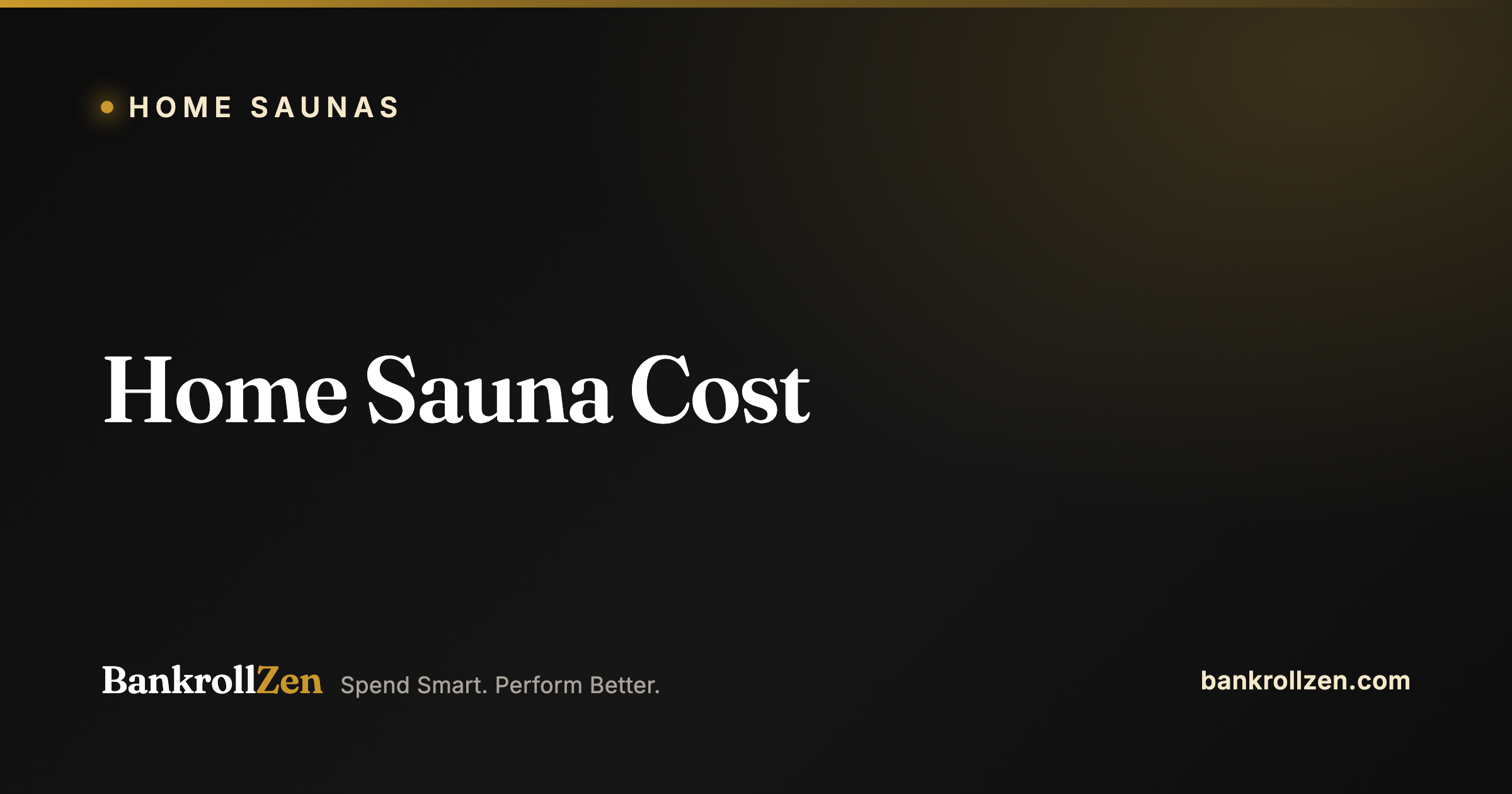 Home Sauna Cost: What to Budget in 2026 (All Types Covered)