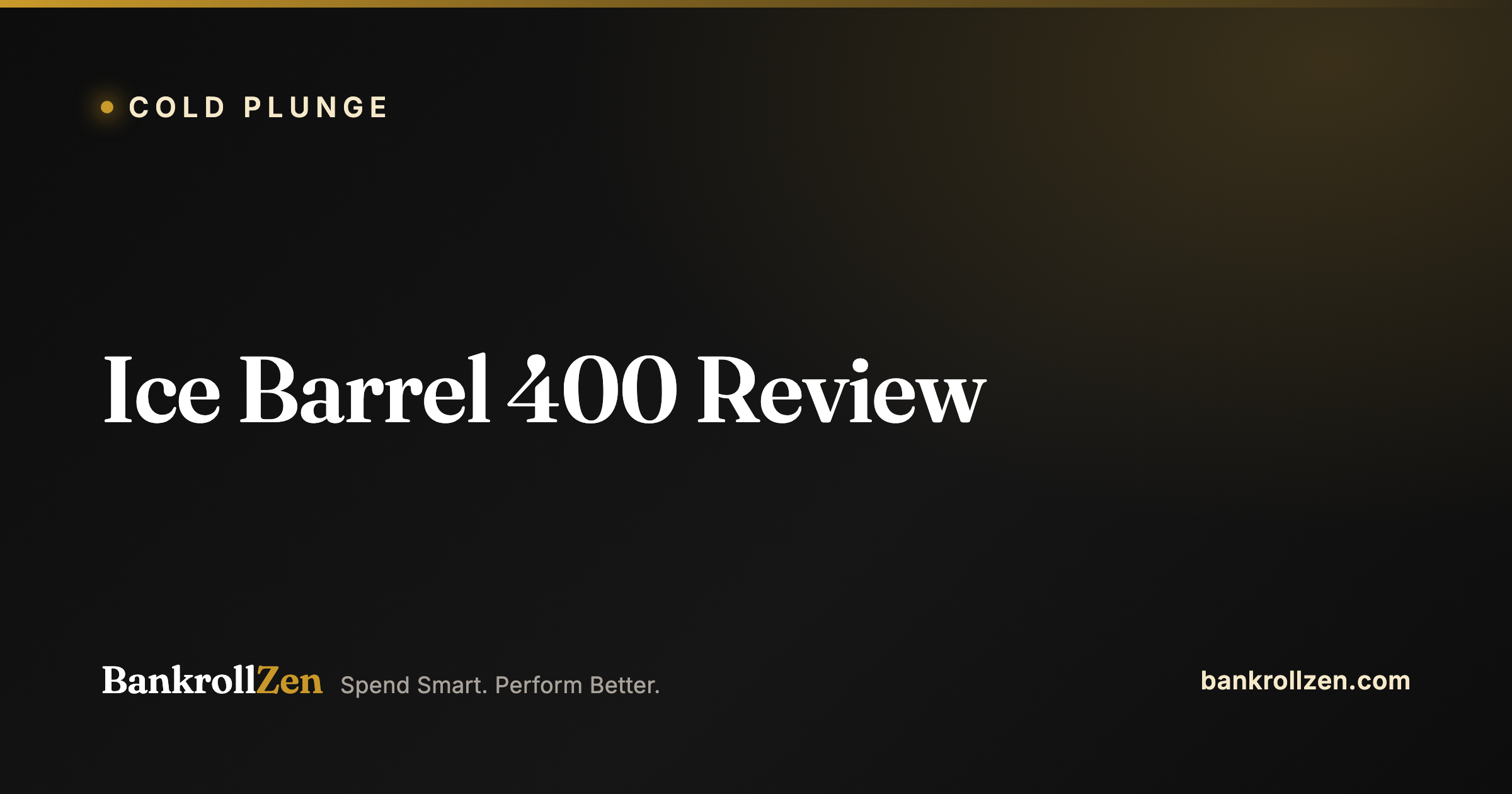 Ice Barrel 400 Review: Best Budget Cold Plunge in 2026?