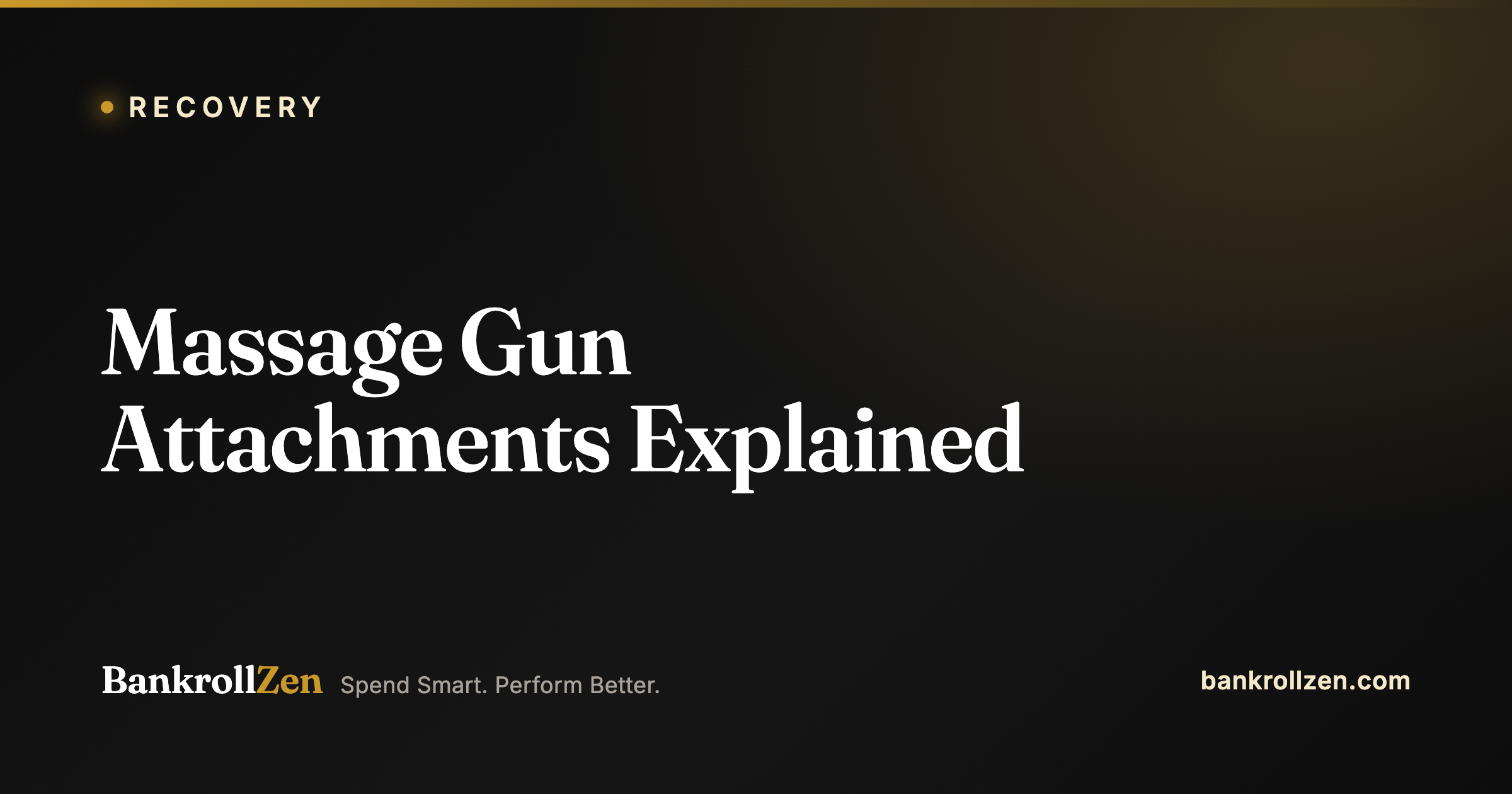 Massage Gun Attachments Explained: Which Head for What