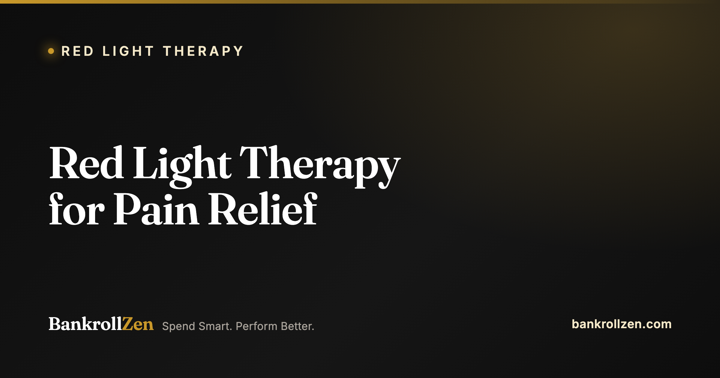 Red Light Therapy for Pain Relief: Does It Actually Work?