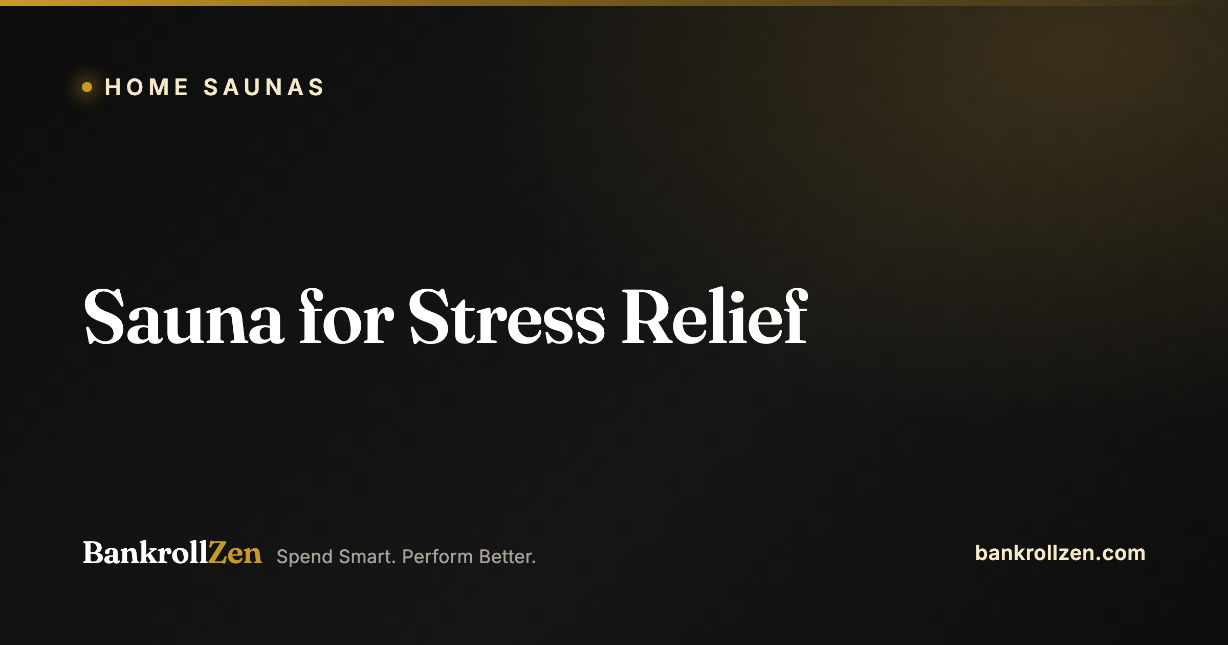 Sauna for Stress Relief: Does It Actually Work?