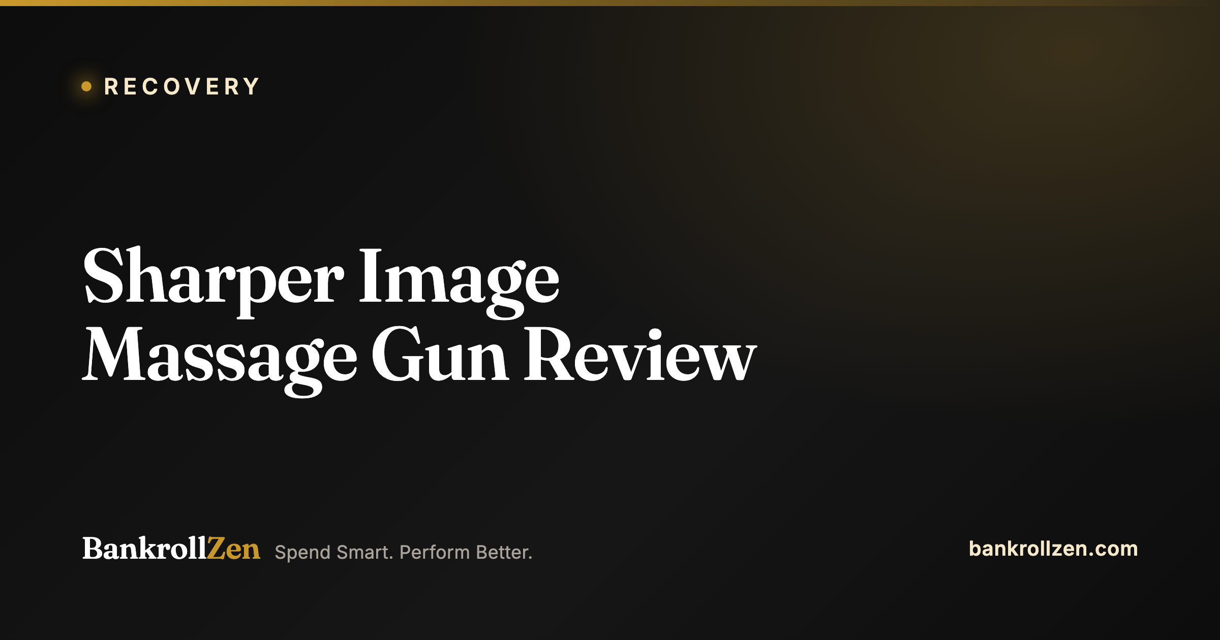 Sharper Image Massage Gun Review: Any Good vs Theragun?